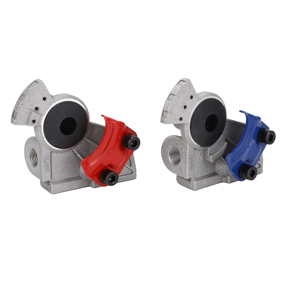 2-Pack 37 Gladhand Set For Semi Trucks & Trailers Red/Blue 9401346696765