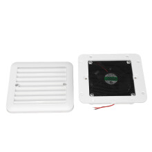 Ventilador lateral de ventilación para RV 97x97mm 12V 1.2W ABS Blanco