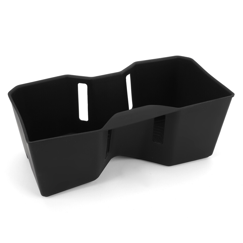 Leakproof Silicone Center Console Cup Holder Insert For Tacoma 2024 Black 9411346697235