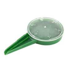 Seed Sower Tool for Gardening - Adjustable Hand Dial Grass Seeder Dispenser with 5 Settings, Small Hole Puncher, 1PC