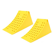 2Pcs Wheel Chock Anti Slip Weather Resistant Rear