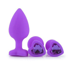 Anal Butt Plug Soft Silicone Massager for Couples, Expandable Bullet Vibrator, 4 Inch, Waterproof, Flexible Design
