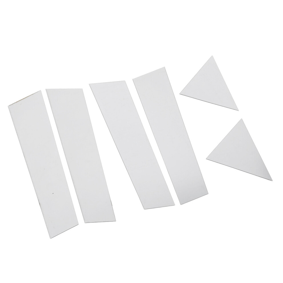 6Pcs Pillar Post Trim High Strength Pc Chrome Door 8320539907758