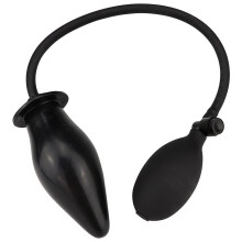 Anal Butt Plug Inflatable Dildo with 14cm Expansion Diameter 5 Beads and Silicone Column for Anal Sex Toys
