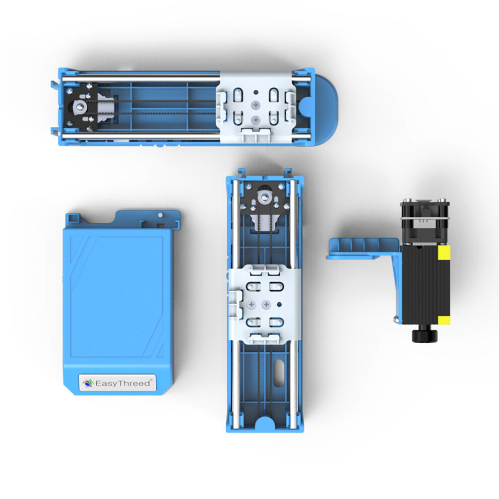 Mini Laser Engraver 2W Blue Power 100x100mm Wireless Control Speeds-image-OPC-PKC9MJG-NEW