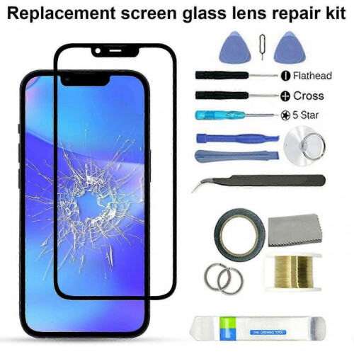 Professional Accurate Phone Front Glass Lens Screen Replacement for iPhone 13/13 Mini/13 Pro/13 Pro Max 1