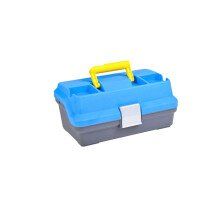 3 Layer Fishing Tackle Box with Multiple Compartments, Internal Dividers, and Storage Case for Baits, Lures, and Hooks