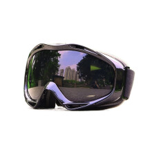 Ski Goggles Double-Layer Anti Fog Windproof Ski Glasses for Men and Women Black Grey Ski Equipment