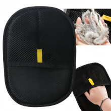 Pet Hair Remover Glove for Dogs and Cats, Double-Sided Electrostatic Grooming Gloves, Reusable Cleaning Gloves for Pet Hair Removal