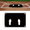 Baseball Hitting Mat with Toes Facing Rubber 12