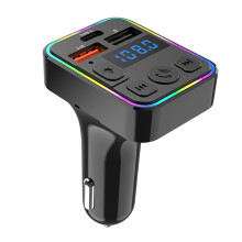 Car Radio Adapter MP3 Player with Double USB and Type-C Port for Truck RV Audio Conversion Plug-and-Play Music Streaming