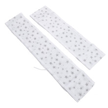 2pcs Breathable Mesh Baby Crib Liner Soft Anti-Fall Cot Bumper