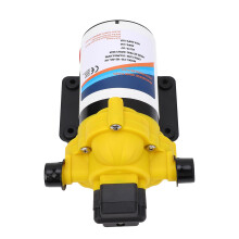 12V DC Water Pump 3.3 GPM 45 PSI Self Priming Low Noise RV Marine
