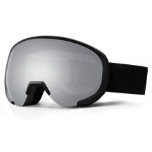 HD Ski Goggles for Glasses, Outdoor Ski Equipment, Sand Black Color, Anti-Fog, UV Protection, Compatible with Prescription Glasses