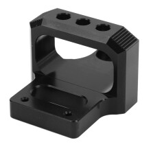 6061-T6 Aluminum Solenoid Valve Mount Holder Kit for 3 Port Boost Controller Black