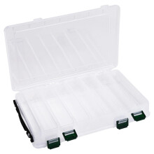 Multiple Compartment Waterproof Fishing Tackle Storage Box for Lures, Accessories, and Gear - Portable Tool Case, Durable Design