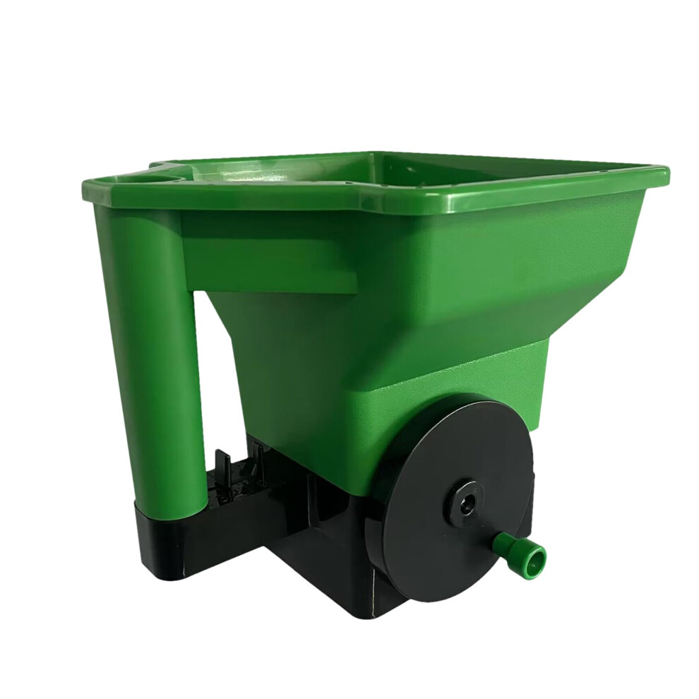 Hand Spreader Portable Fertilizer Spreader with Hand Crank for Lawn Vegetable Flower Garden Projects Spring Fall-image-OPC-PKC9Q6P-NEW