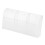 Acrylic Wall Mount TV Remote Control Holder Case - 2pcs Storage Box with 3 Gird 12