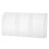 Acrylic Wall Mount TV Remote Control Holder Case - 2pcs Storage Box with 3 Gird 7