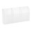 Acrylic Wall Mount TV Remote Control Holder Case - 2pcs Storage Box with 3 Gird 10