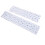 Classic Baby Crib Breathable Mesh Bumper 2-Piece Set with White Dots 12