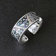 Creative Graffiti Geometric Ring for Women and Couples in Silver Color Personalized Design Jewelry Fashion Birthday Gifts