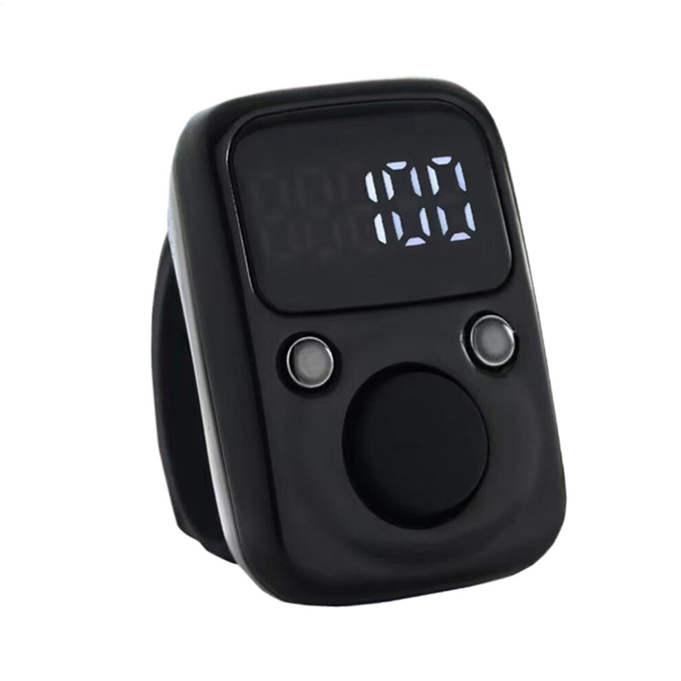 Clicker Counter Smart Waterproof Device, Portable Finger Counter with Electronic Display, Sturdy ABS, Ideal for Sports and School Activities, Black-image-OPC-PKC9QDB-NEW