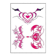 Meimo Temporary Tattoo Sticker Colorful Chest Leg Waterproof Disposable Sexy Pattern Fashion Accessory