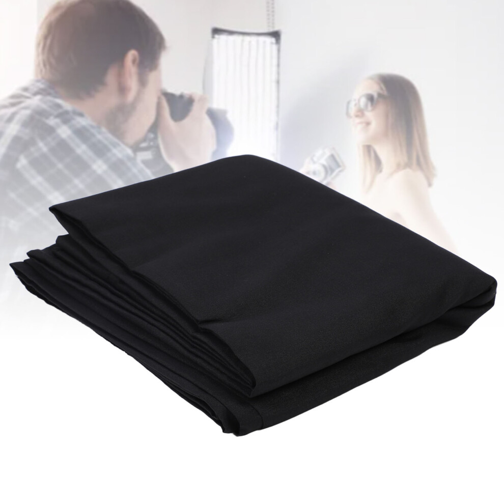 High Density Polyester Cotton Photography Backdrop 1X2m Screen Black 8381346702981