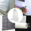 Clear Plastic Hold Down Brackets for 2 Inch Horizontal Blinds - Pack of 10 5