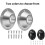 2Pack RV Table Base Mount Aluminum Alloy Camper 5