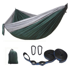 Portable Nylon Hammock Chair for Camping and Travel, Lightweight Garden Hammock with Durable Nylon Fabric, Ideal for Backpacking