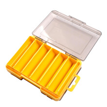 Lures Baits Hook Storage Case Fishing Tackle Box Clear Organizers for Terminal Tackle and Hooks, Waterproof Plastic Design