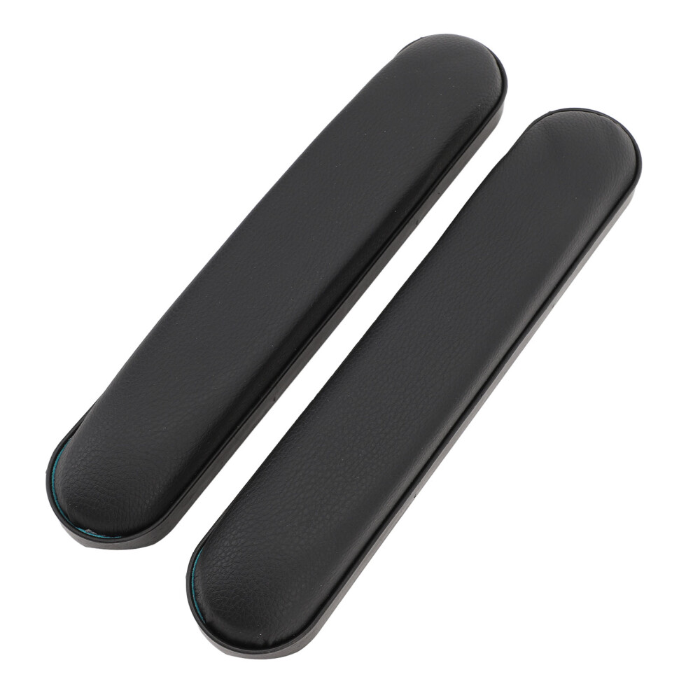 Universal Wheelchair Armrest Cushions PU Leather Soft Sponge Water Resistant 10cm Hole