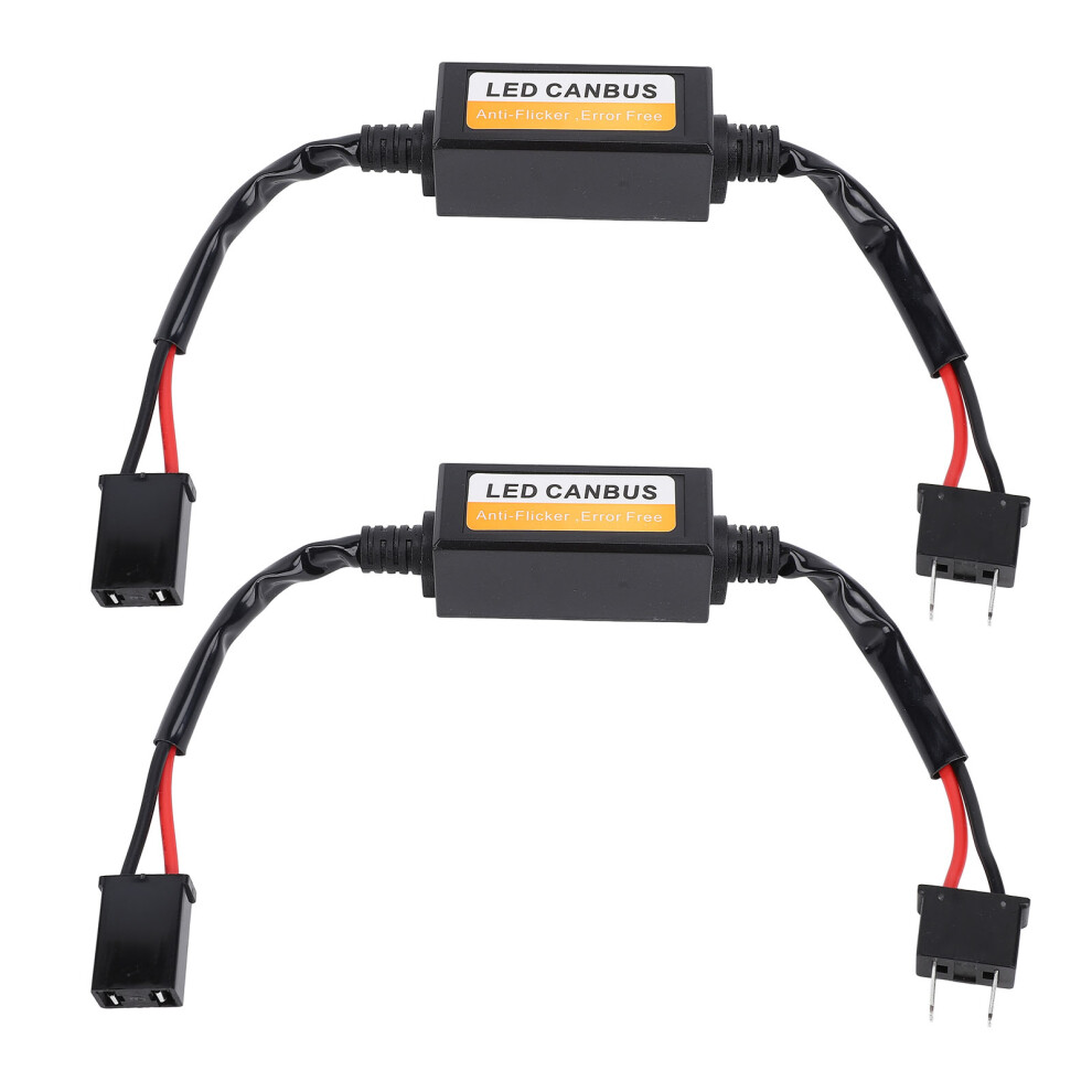 2Pcs H7 Led Headlight Decoder Water Resistant Plug 8320539909769