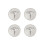 Tesla Model 3/X/S/Y Hub Cover Screw Cover - Silver - Modification Accessories 1