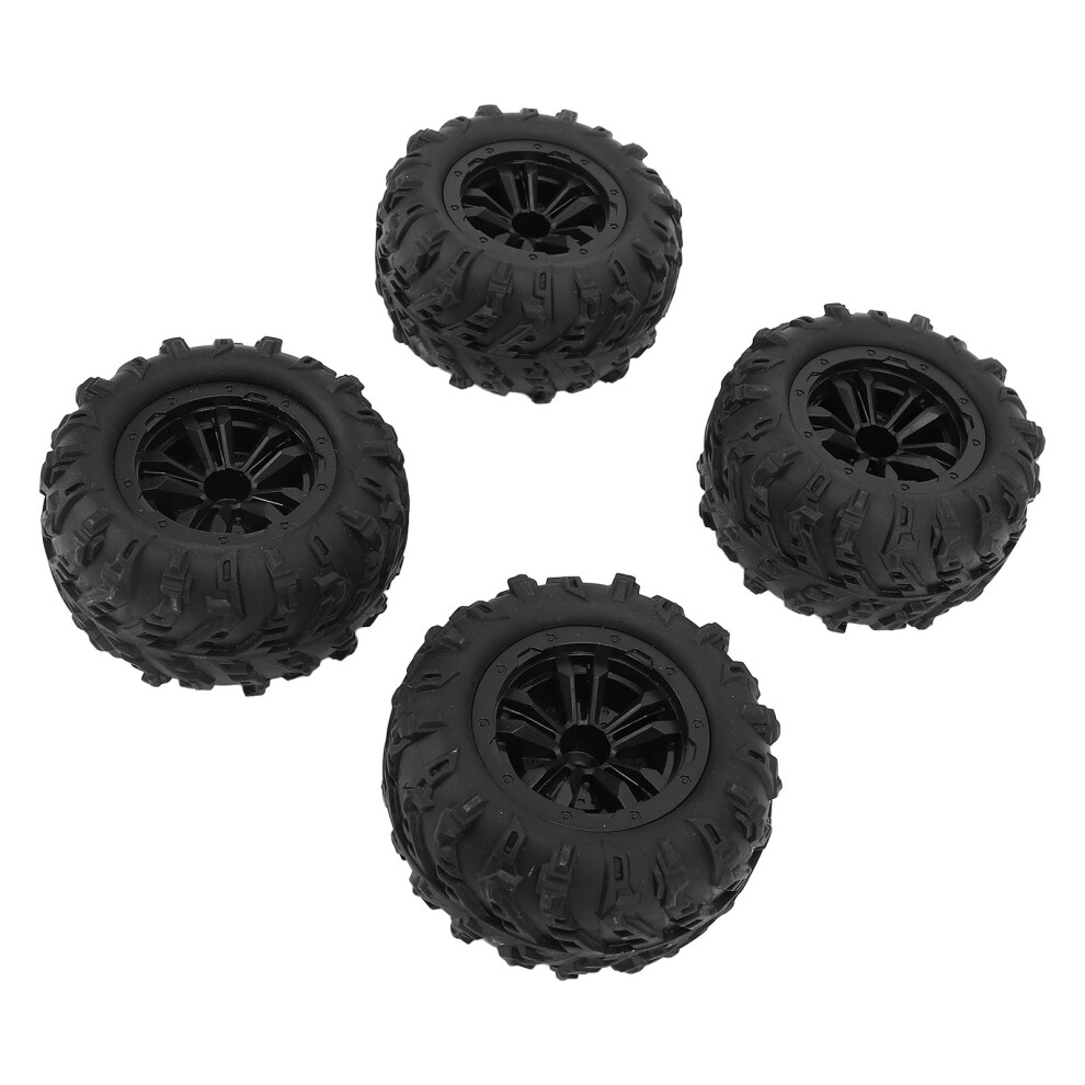 Set Of 4 Rubber Upgrade Wheels For Wltoys 144001 144002 Mjx H16h Rc Car 3301346705220