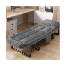 Recliner Nap Break Folding Bed, Portable Outdoor Lounge Chair, Compact Hospital Bed for Office or Travel