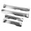 4PCS Door Sill Scuff Plate Guard Protector Trim 3