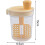 Effective Eggbeater Mixer Yellow - Multi-Use Kitchen Tool for Sauces, Food Storage, and Baking Tasks 3