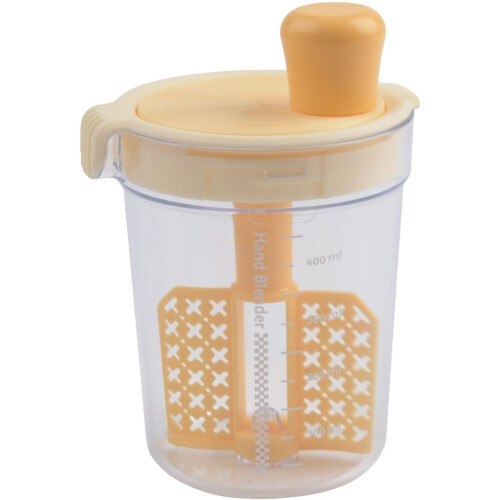 Effective Eggbeater Mixer Yellow - Multi-Use Kitchen Tool for Sauces, Food Storage, and Baking Tasks 1