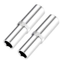 10x64mm Inch Drive Impact Socket Set - 2 PCS Ratchet Tools for Home DIY, Daily Maintenance, and Industrial Use