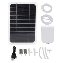 Solar Pond Aerator 2000mah Rechargeable Low Noise