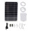 Solar Pond Aerator 2000mah Rechargeable Low Noise 1