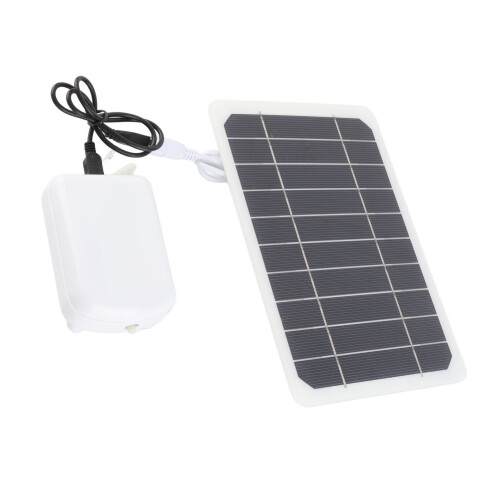 Solar Pond Aerator 2000mah Rechargeable Low Noise 1