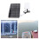 Solar Pond Aerator 2000mah Rechargeable Low Noise 12