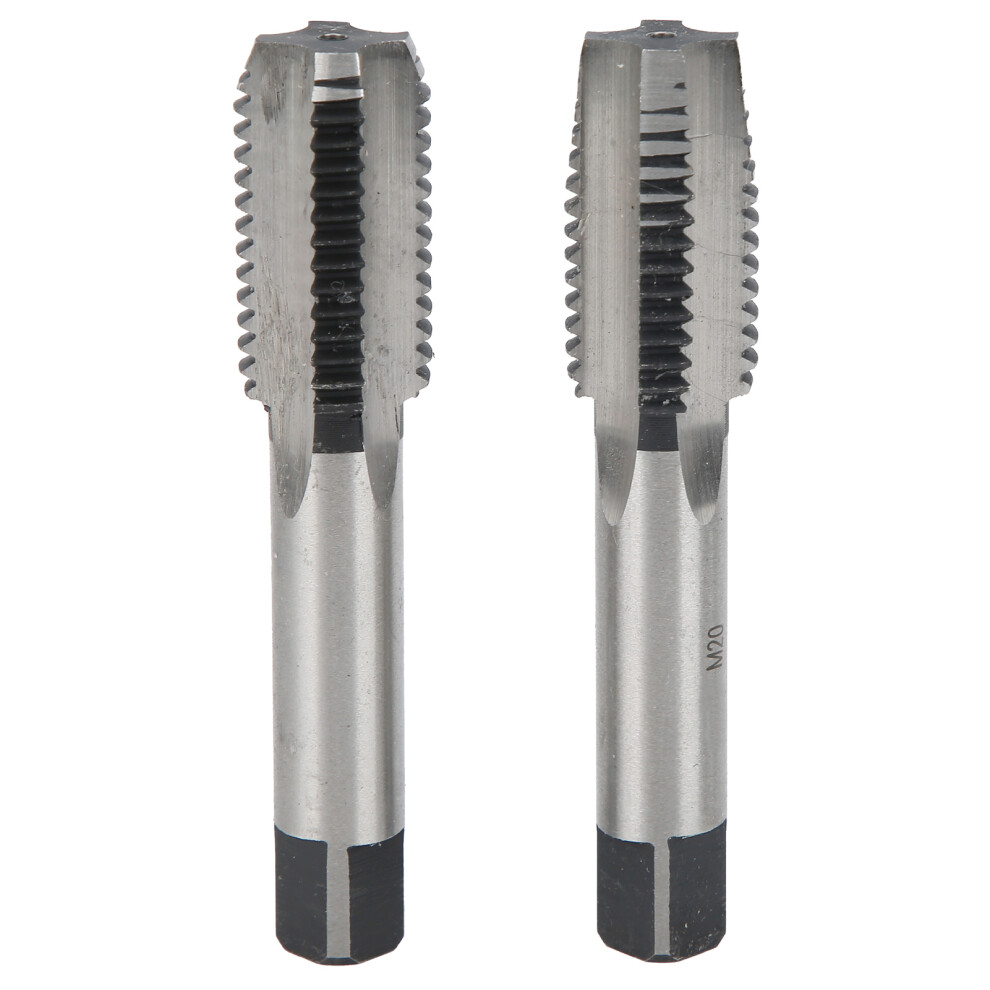 2Pcs First Second Hand Tap Metric M20 Thread