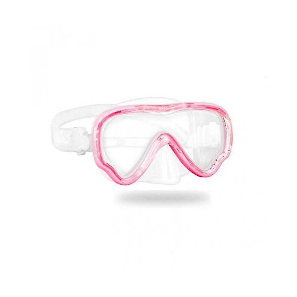 (pink)Kids Diving Mask and Swim Snorkel Mask Goggles with Anti-Fog