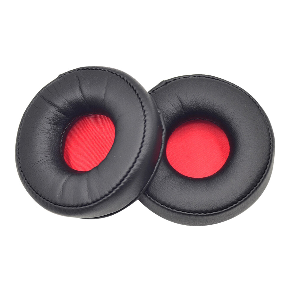 Pair Earphone Ear Pads Earpads Sponge Soft Foam-Black red-image-OPC-PKC9V8G-NEW