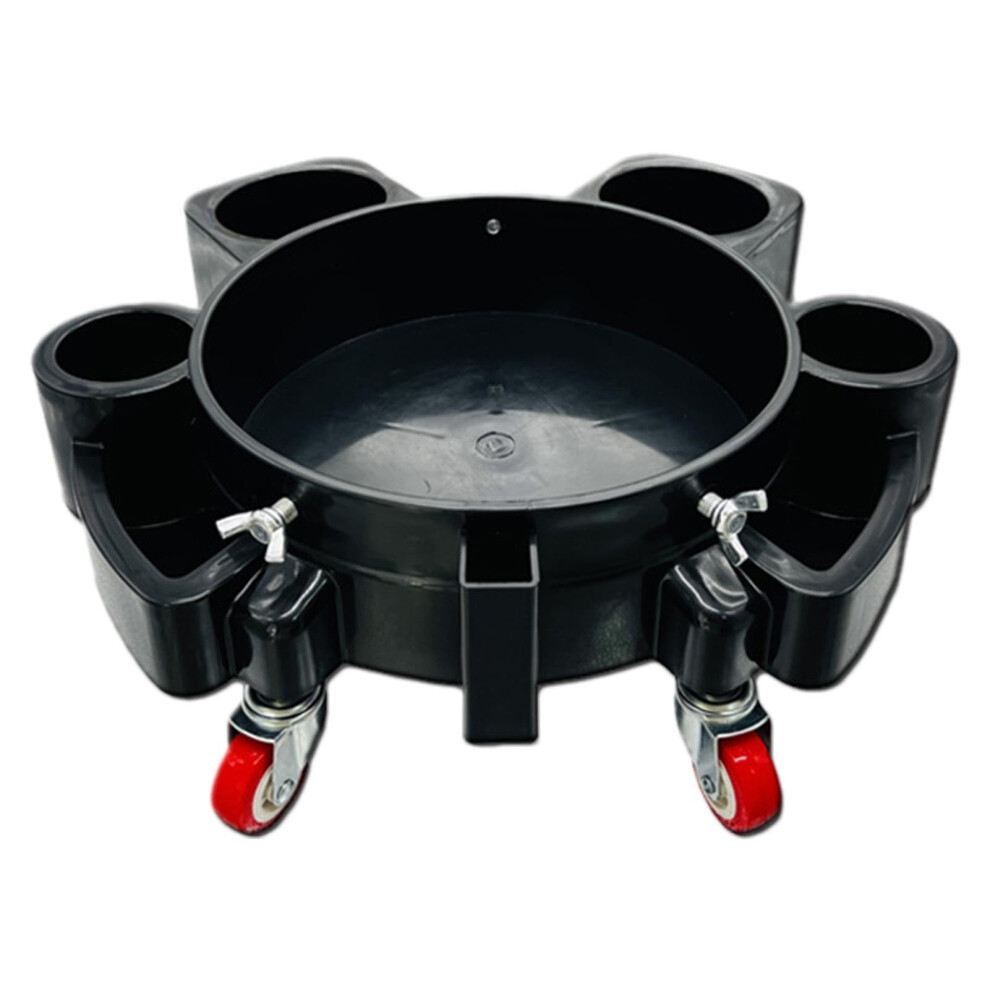 Car Wash Roller | Heavy Duty 5-Wheel Removable Bucket Mover With Tool Tray For Car Washing And Detailing Tools 9016109675392